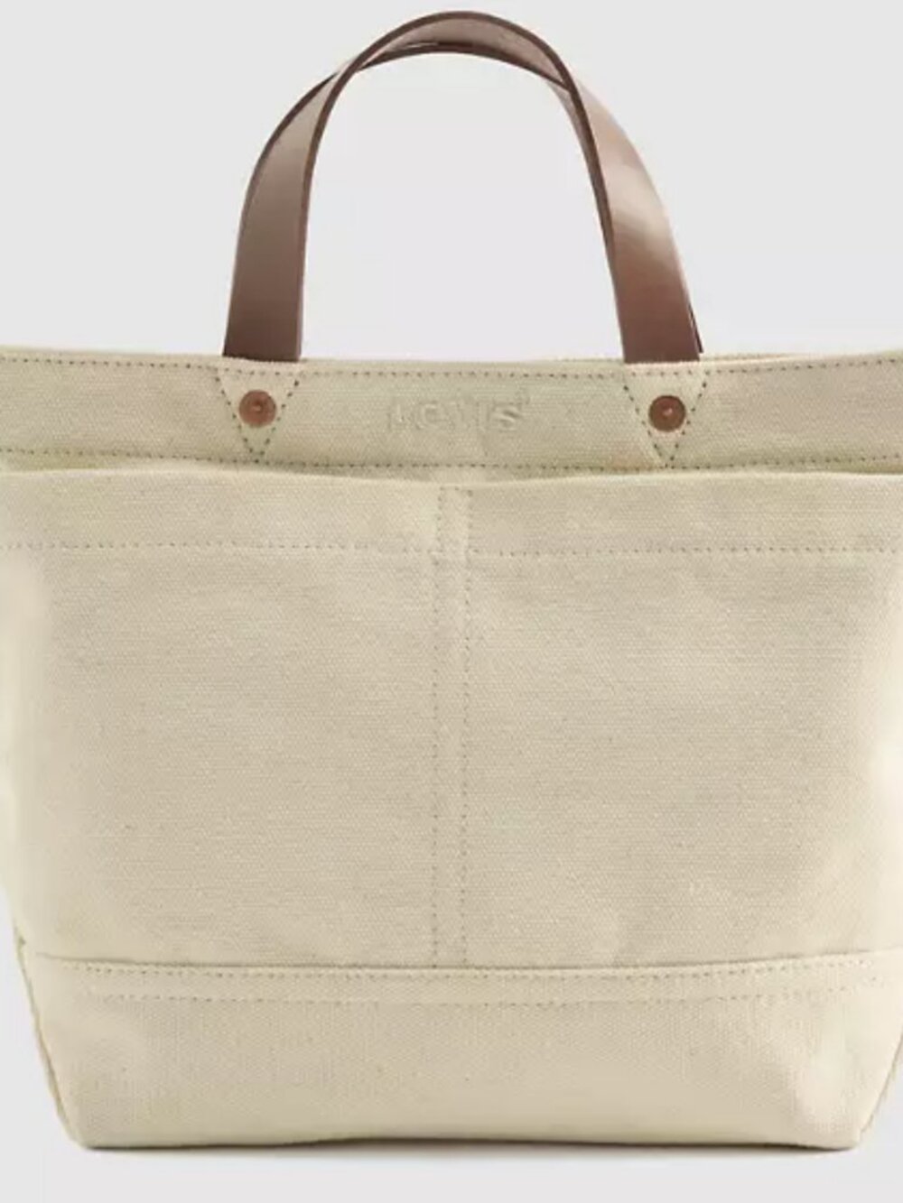 Levi’s Heritage Small Tote Bag – Ecru / Natural Canvas – NWOT